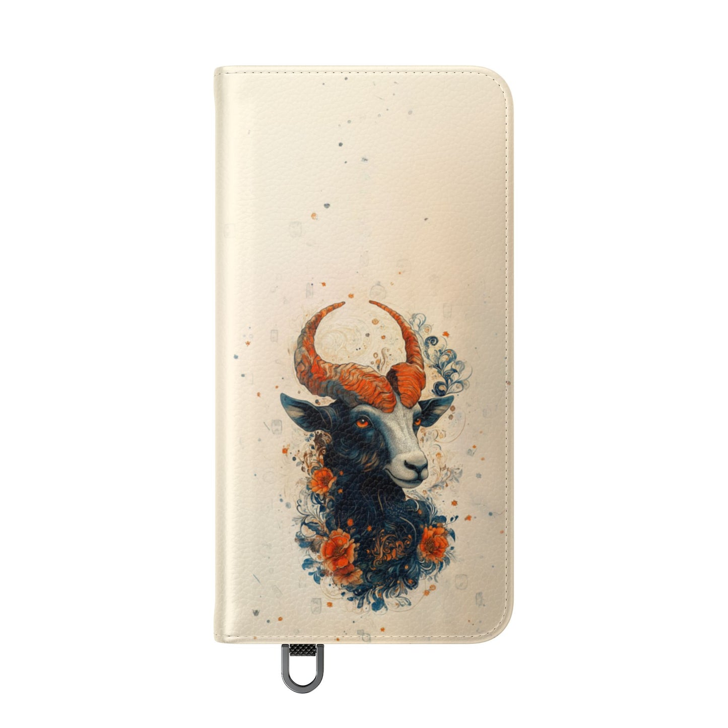 Capricorn Celestial Goat - Wallet Flip Case