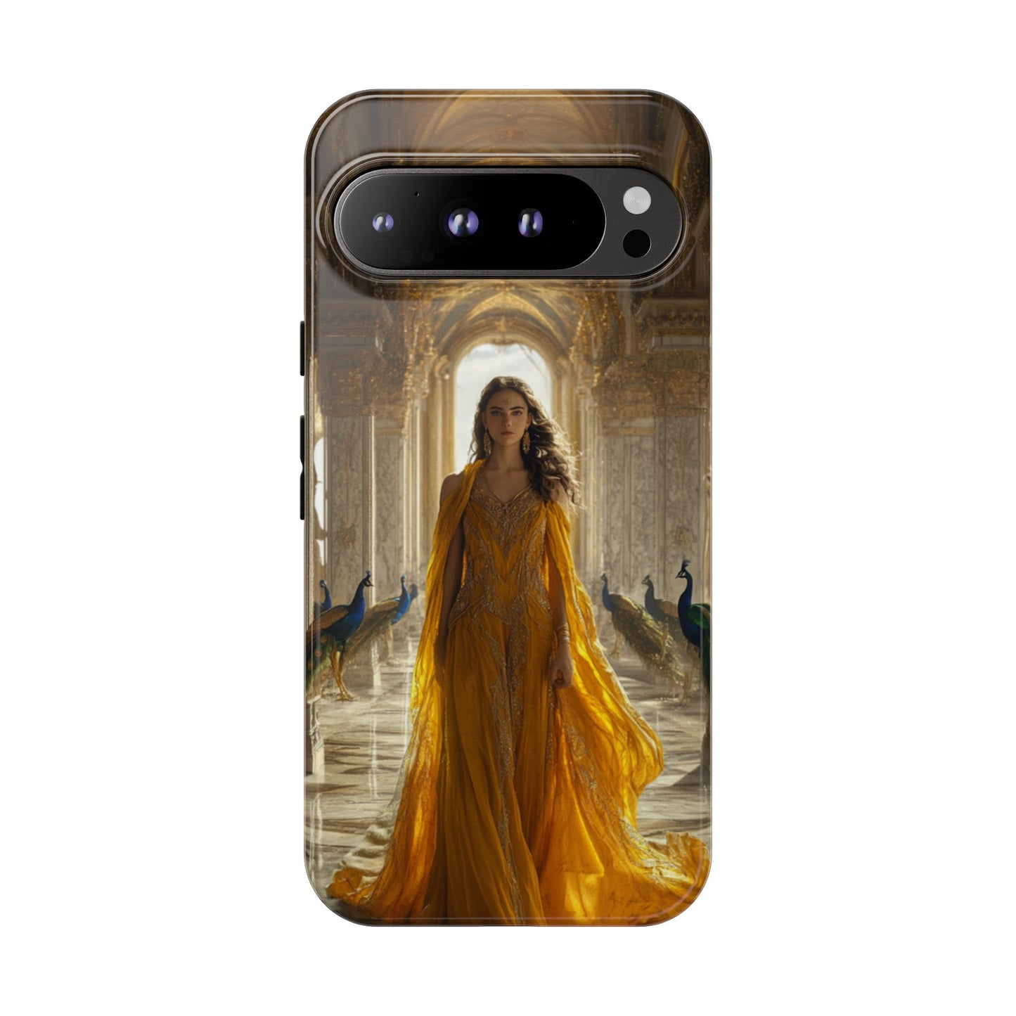 Hera Golden Palace Peacock Goddess - Tough Google Pixel Case