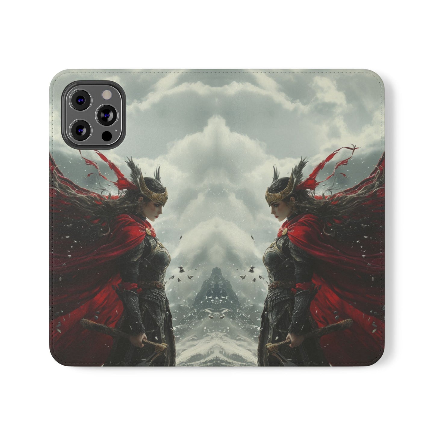 Freya Crimson Valkyrie - Wallet Flip Case