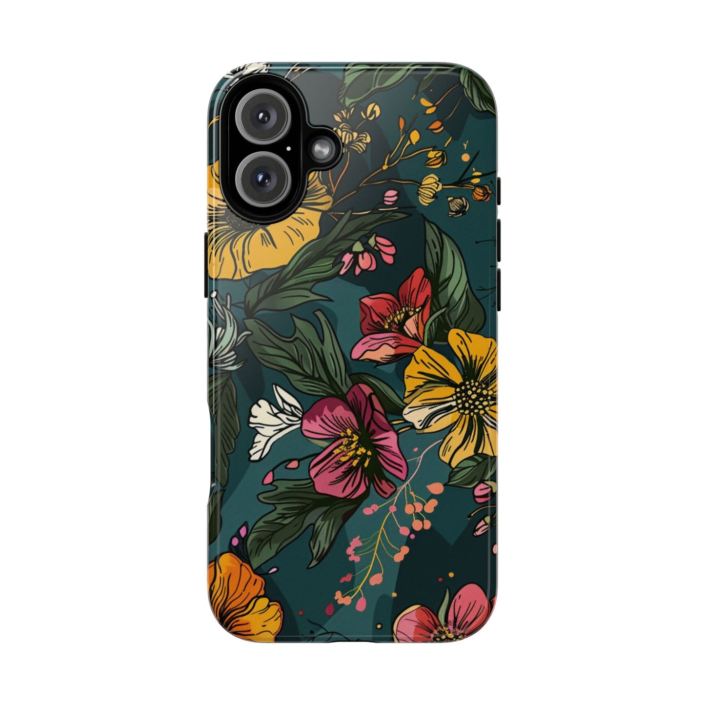 Vintage Floral Bloom – Tough iPhone Case