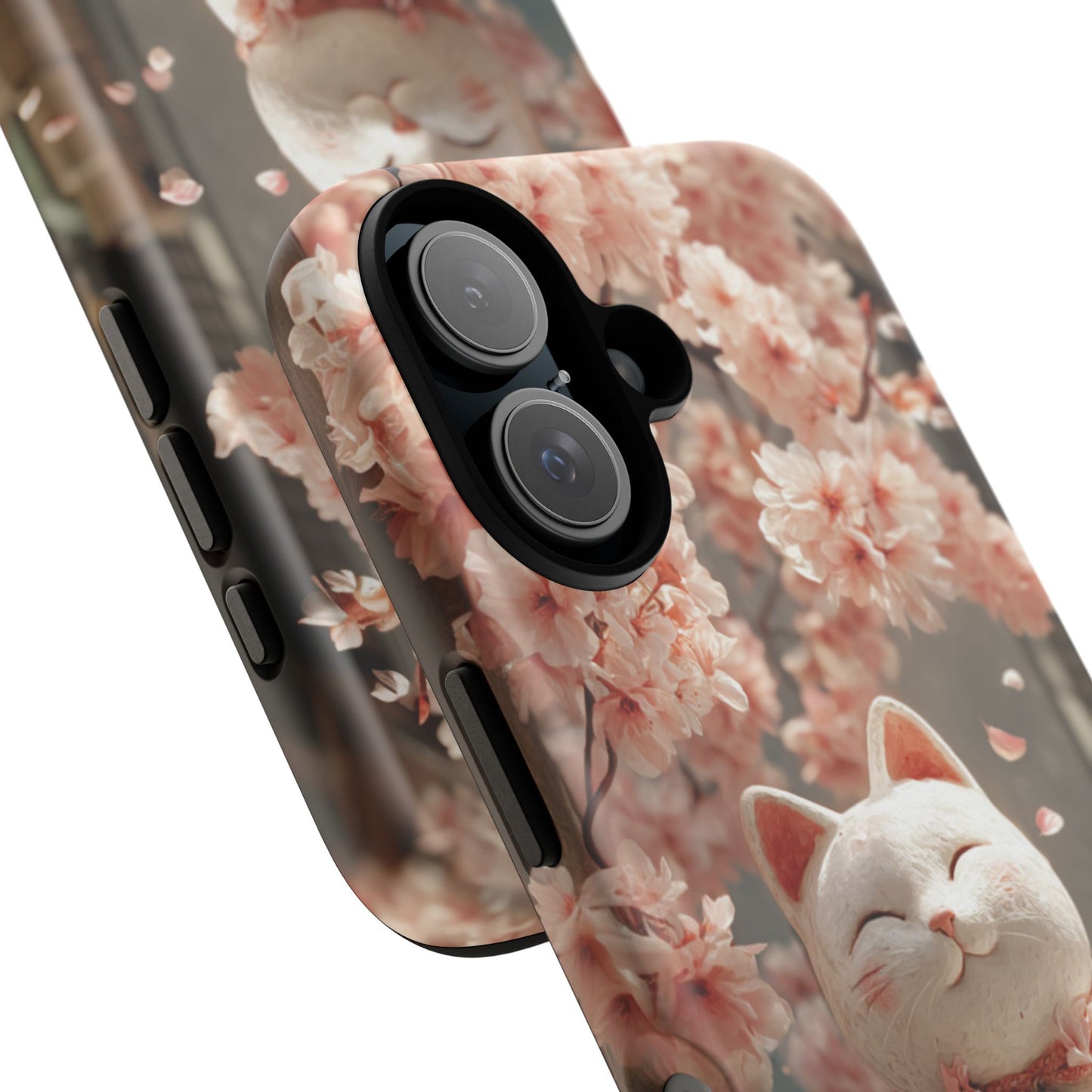 Sakura Lucky Cat - Tough iPhone Case