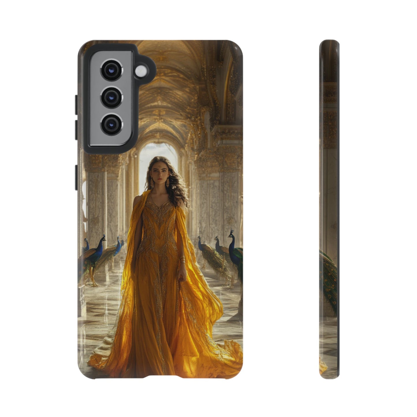 Hera Golden Palace Peacock Goddess - Tough Samsung Galaxy Case