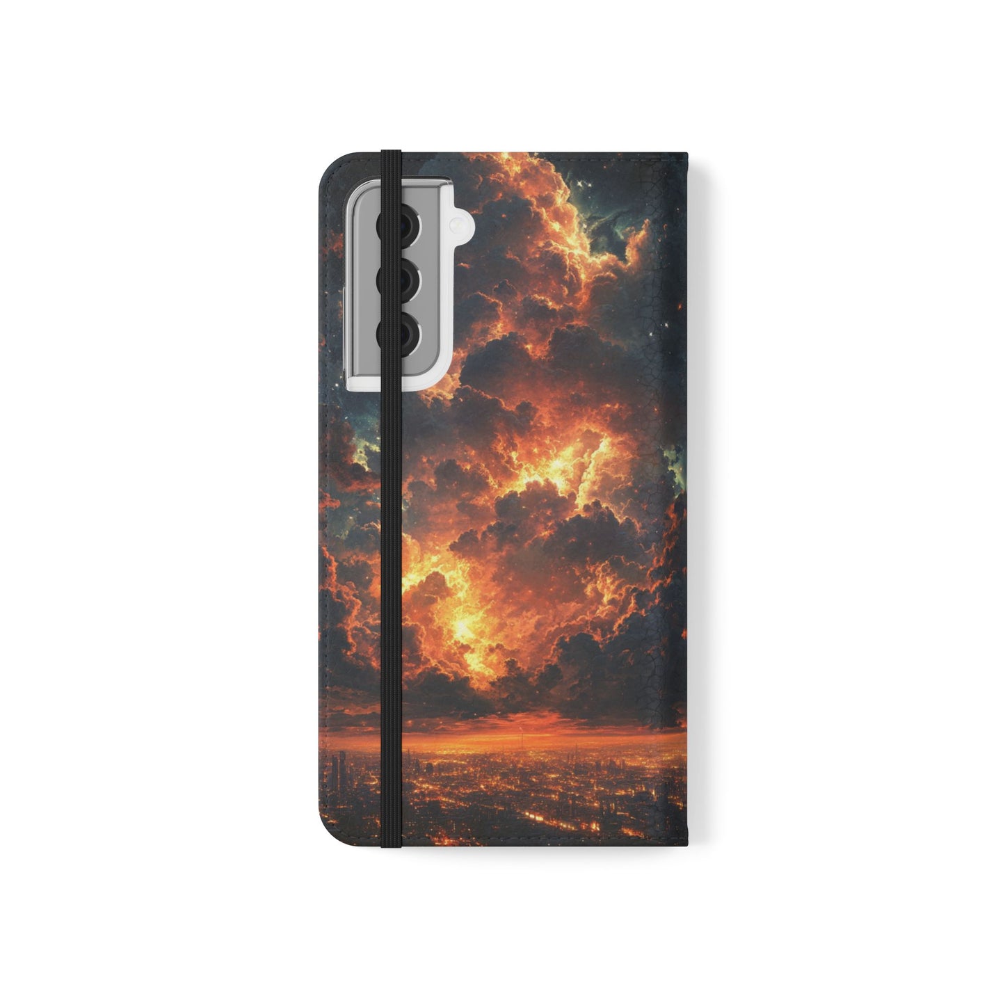 Cosmic Storm - Wallet Flip Case