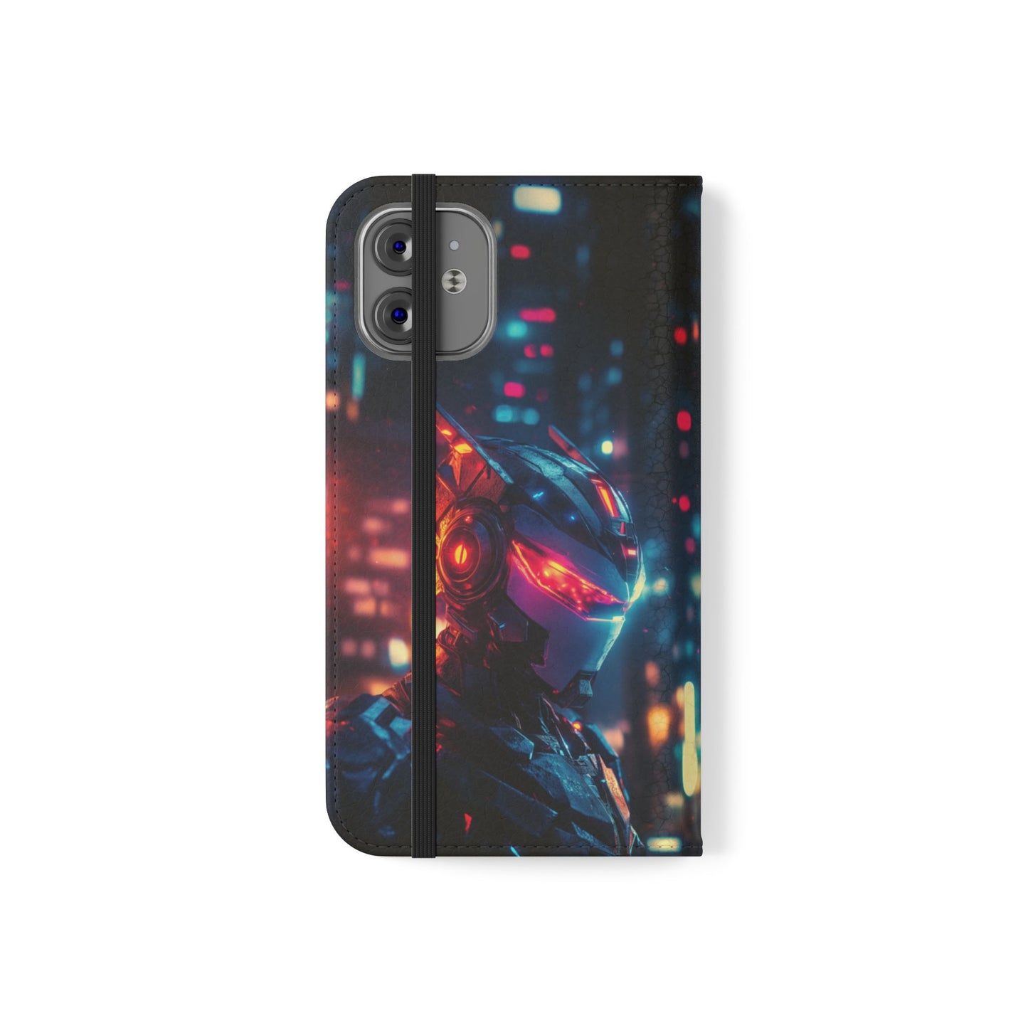 Neon Cyborg - Wallet Flip Case