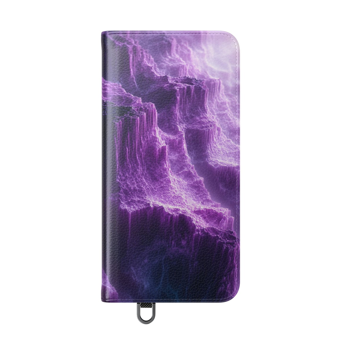 Purple Crystal Canyon - Wallet Flip Case