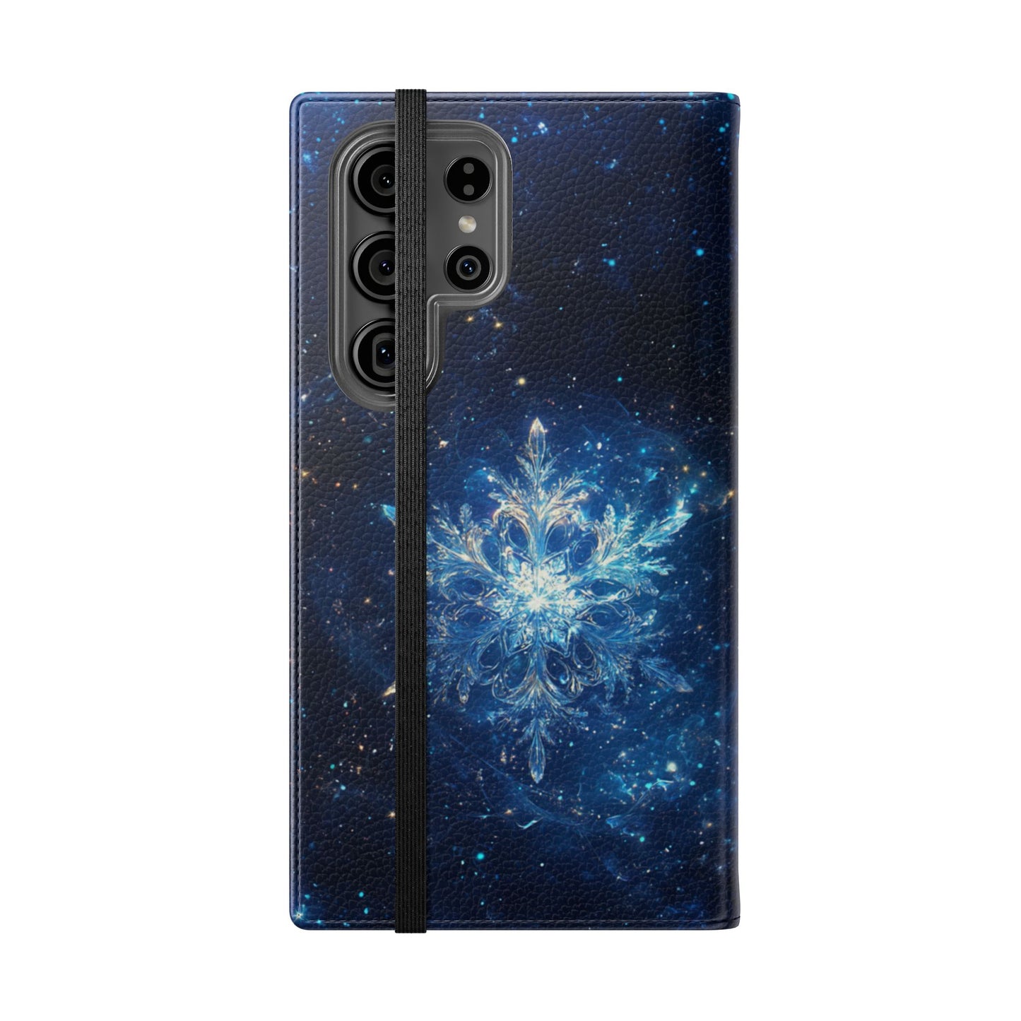 Cosmic Snowflake - Wallet Flip Case