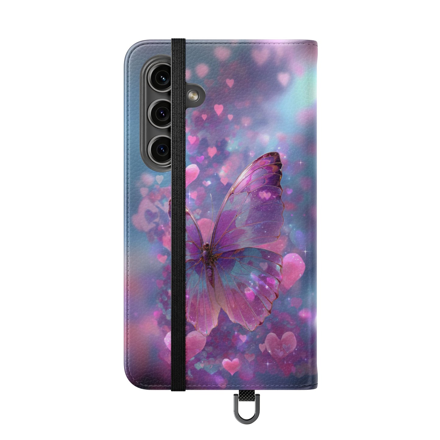Cupid's Flutter Butterfly - Wallet Flip Case