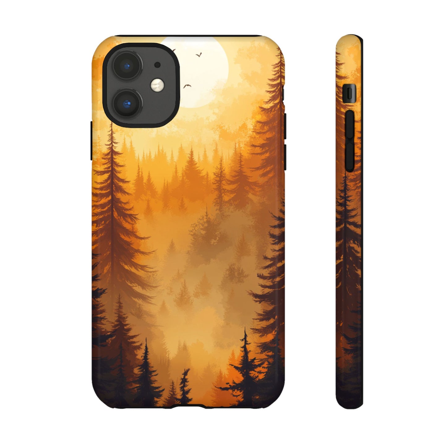 Golden Forest Silhouette – Tough iPhone Case