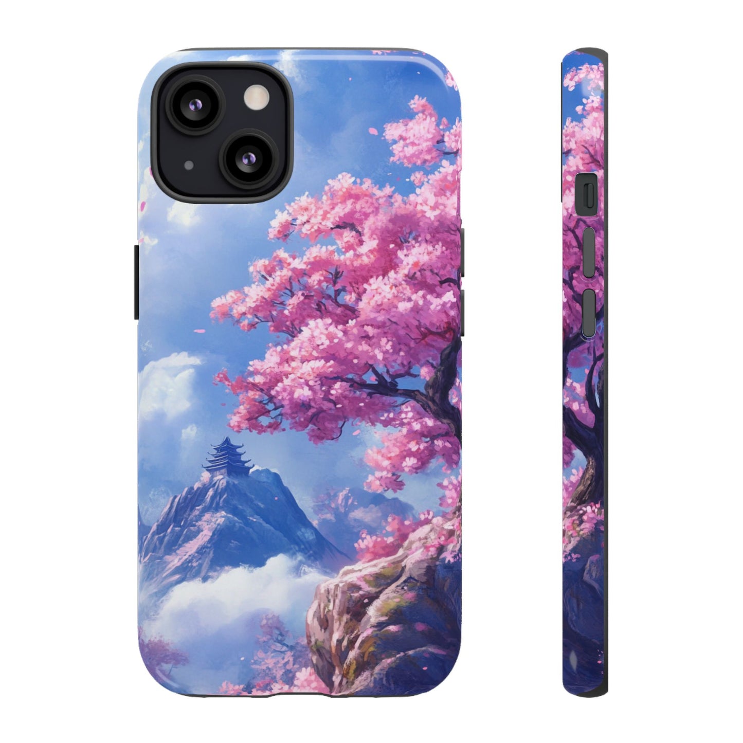 Sakura Sky Temple - Tough iPhone Case