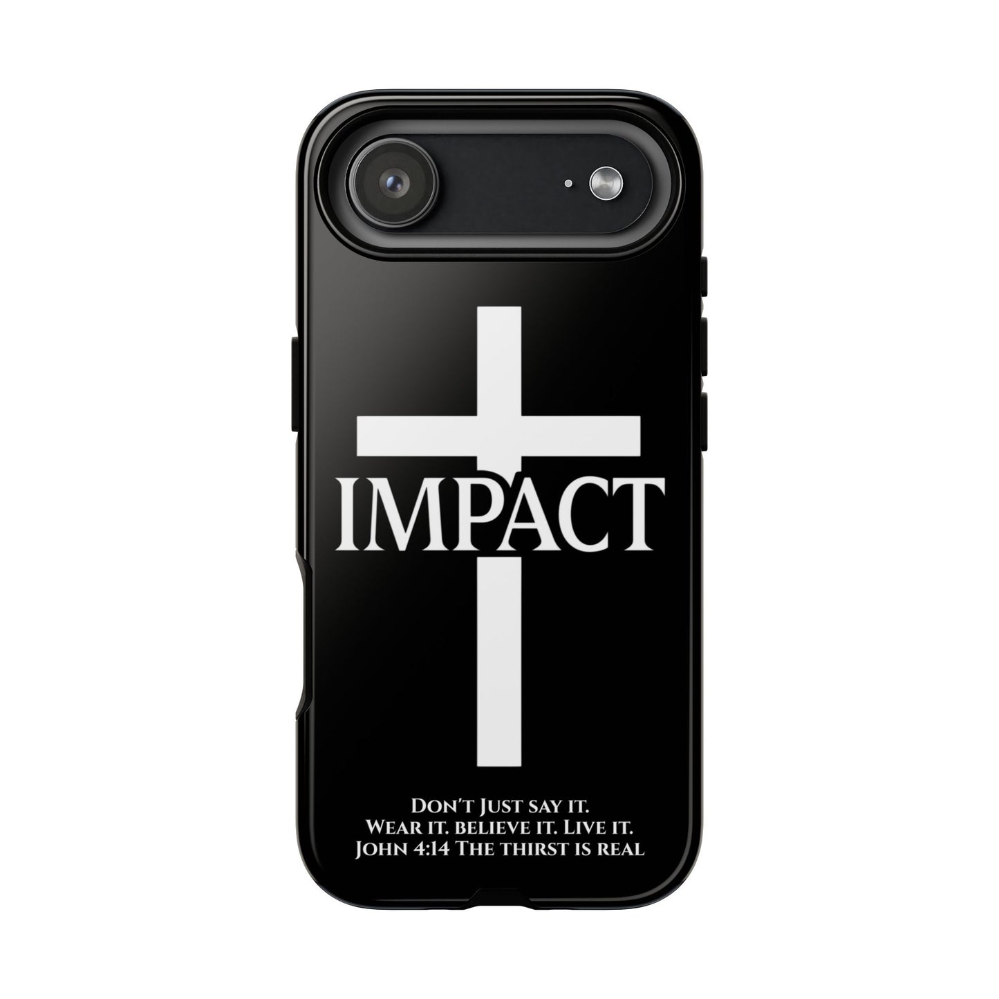 Impact Black/White - Tough iPhone Case