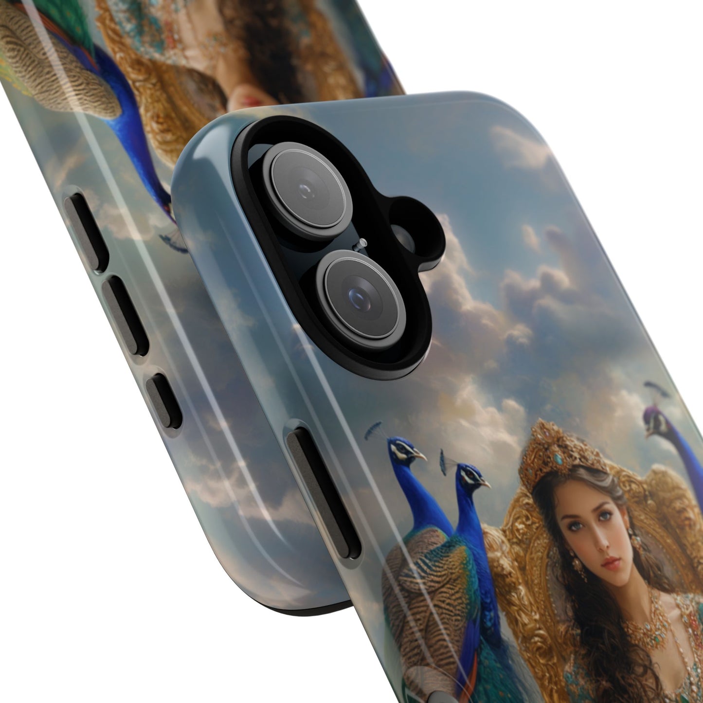 Hera Peacock Empress Golden Throne - Tough iPhone Case