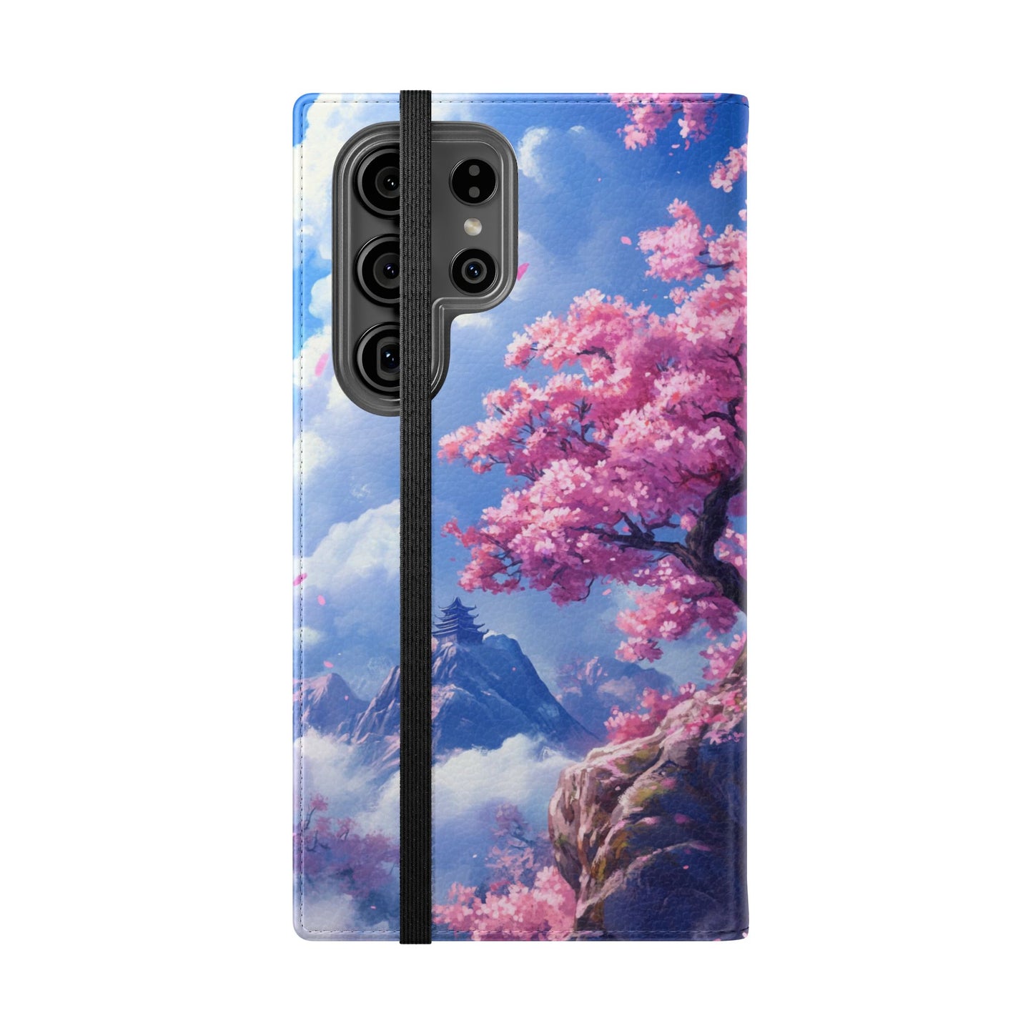 Sakura Sky Temple - Wallet Flip Case