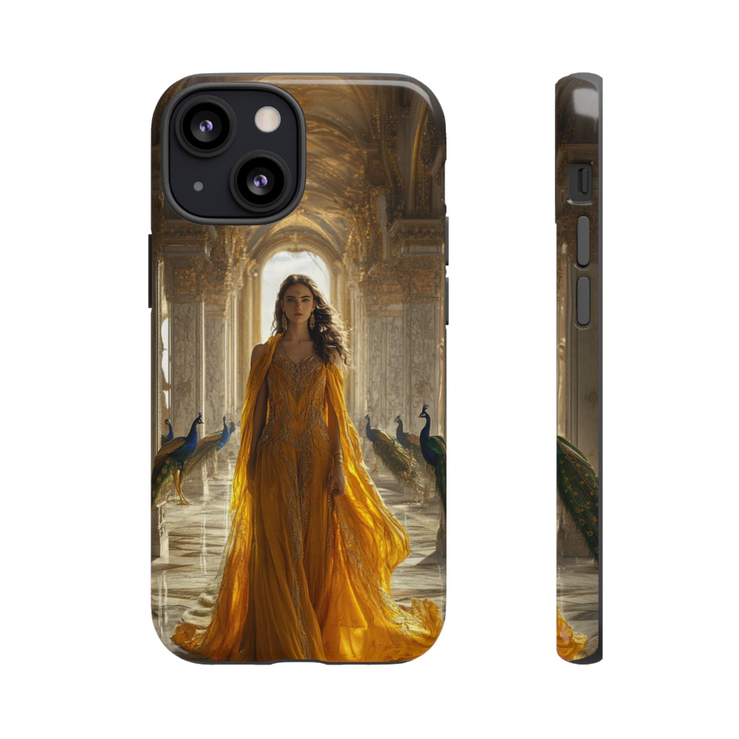 Hera Golden Palace Peacock Goddess - Tough iPhone Case