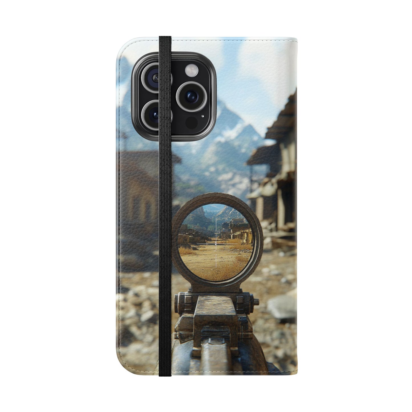 Desert Sniper Focus - Wallet Flip Case