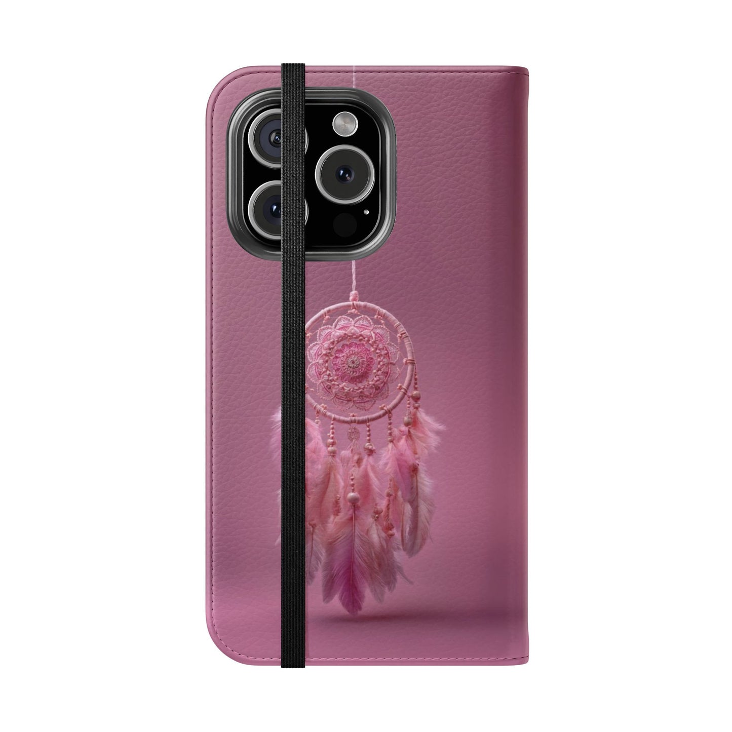 Pink Lace Dreamcatcher - Wallet Flip Case