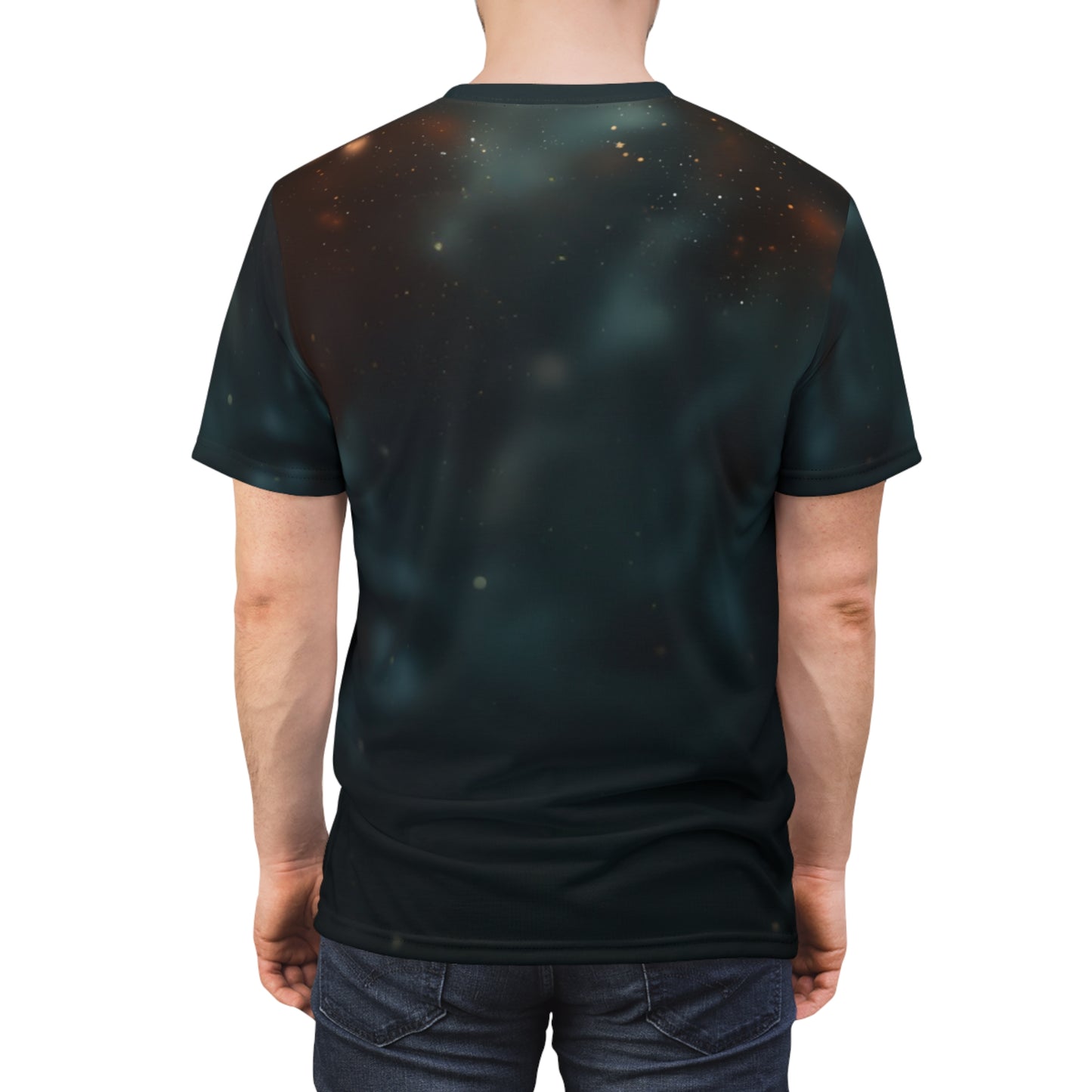 Cosmic Explorer Cat All-Over Print T-Shirt