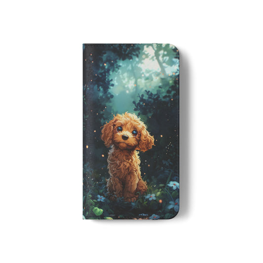 Forest Poodle - Wallet Flip Case