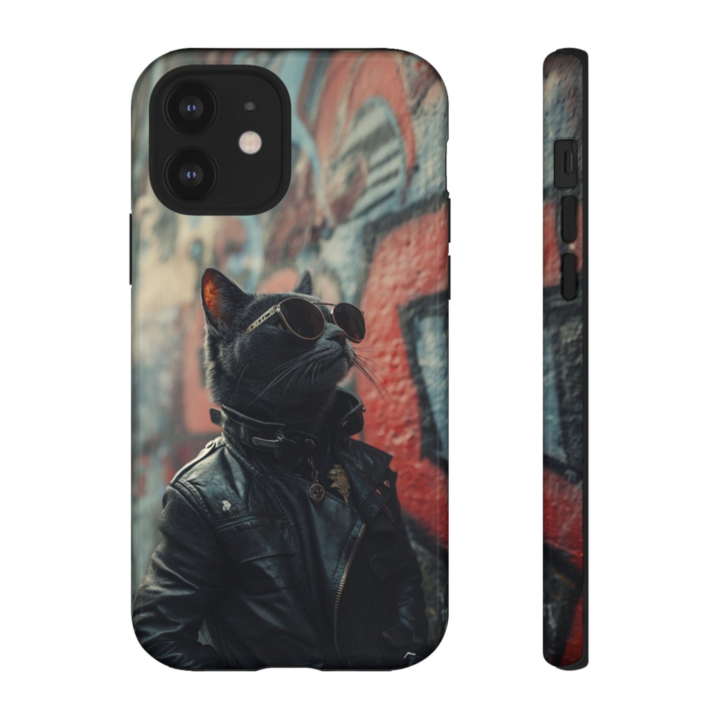 Punk Rock Cat Phone Case – iPhone, Google Pixel, Samsung Galaxy