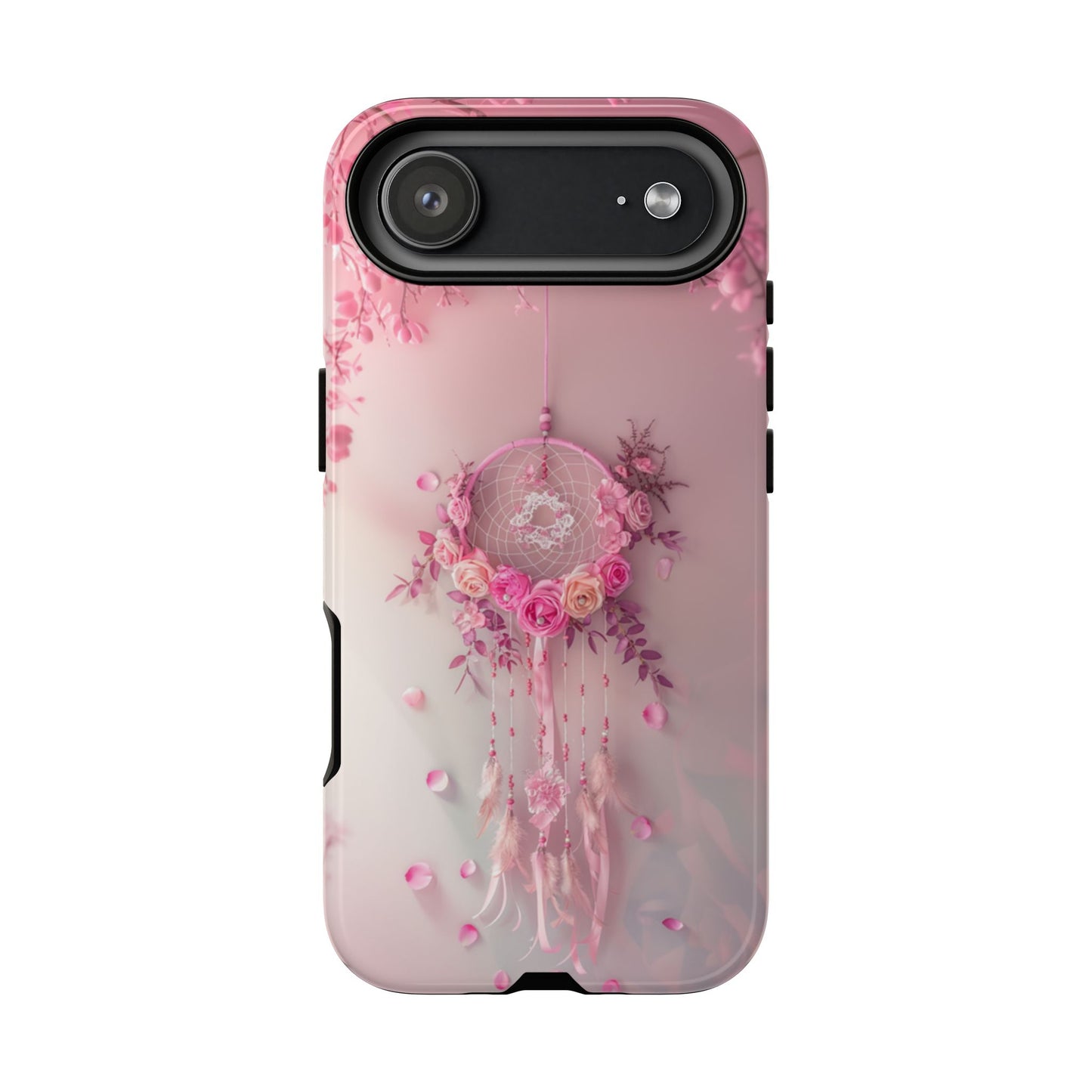 Pink Rose Dreamcatcher - Tough iPhone Case