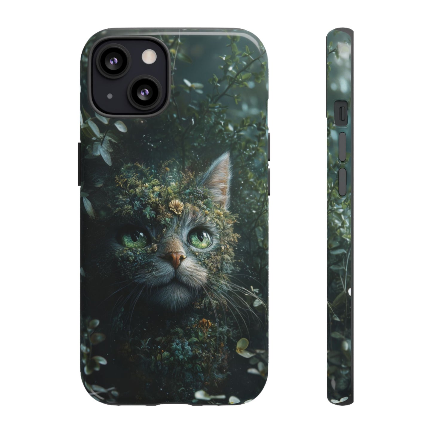 Forest Fantasy Cat Phone Case – iPhone, Google Pixel, Samsung Galaxy