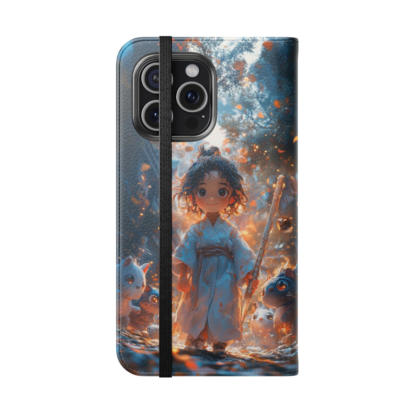 Forest Spirit Child - Wallet Flip Case