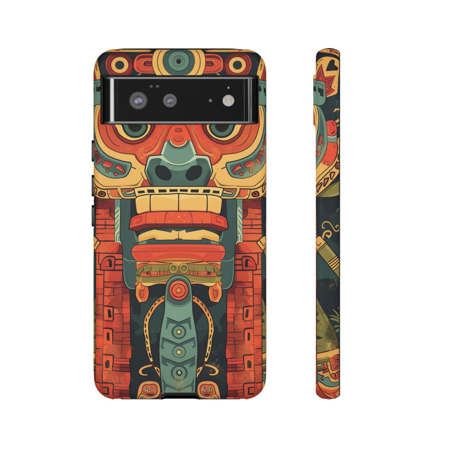 Vivid Ancient Glyphs Phone Case - iPhone, Google Pixel, Samsung