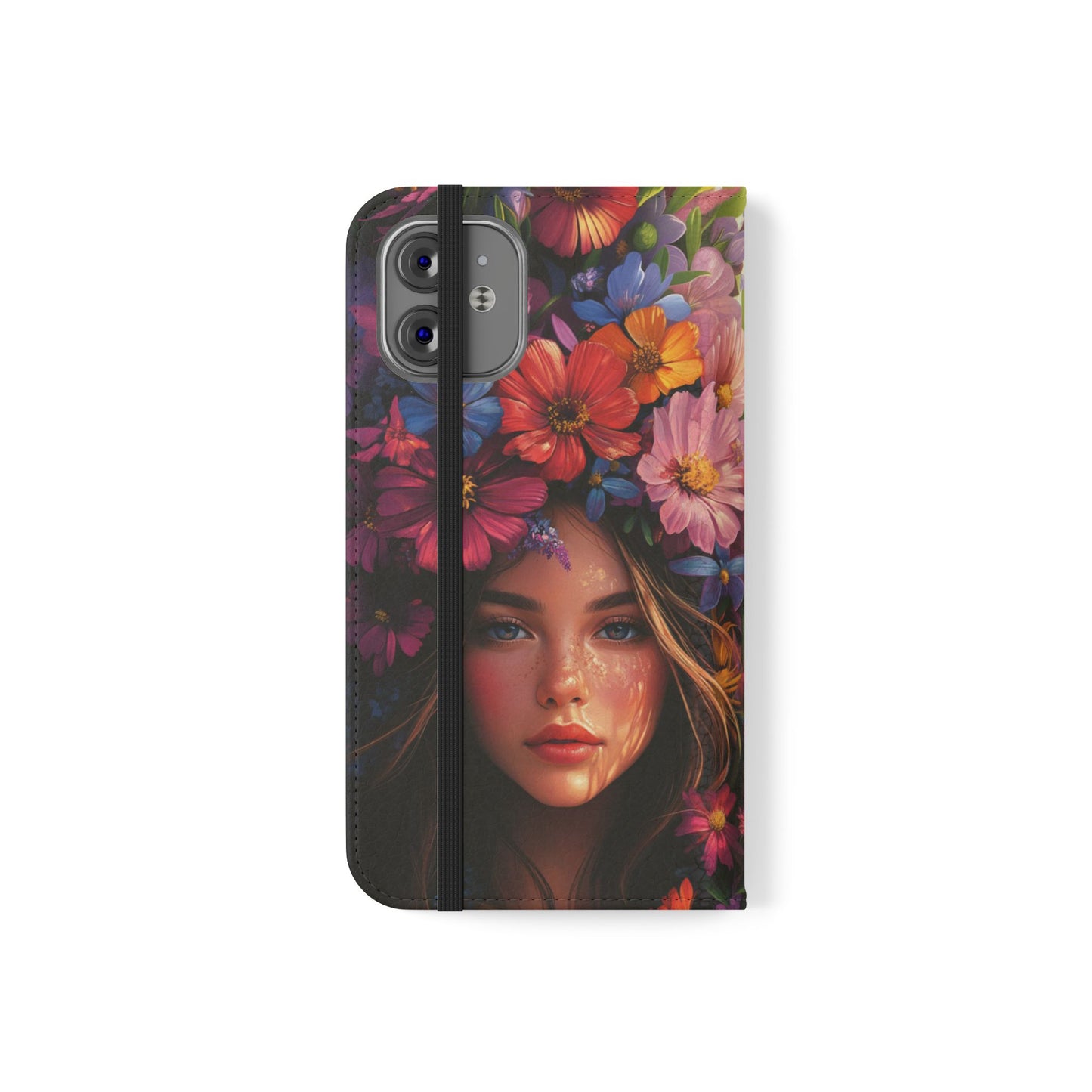 Floral Crown Muse - Wallet Flip Case