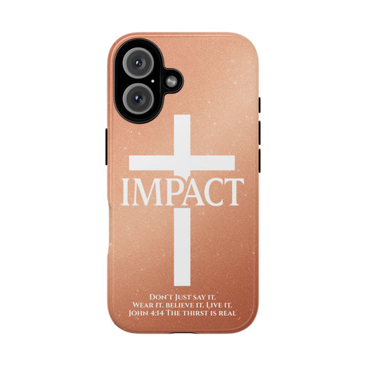 Impace Rose Gold - Tough iPhone Case