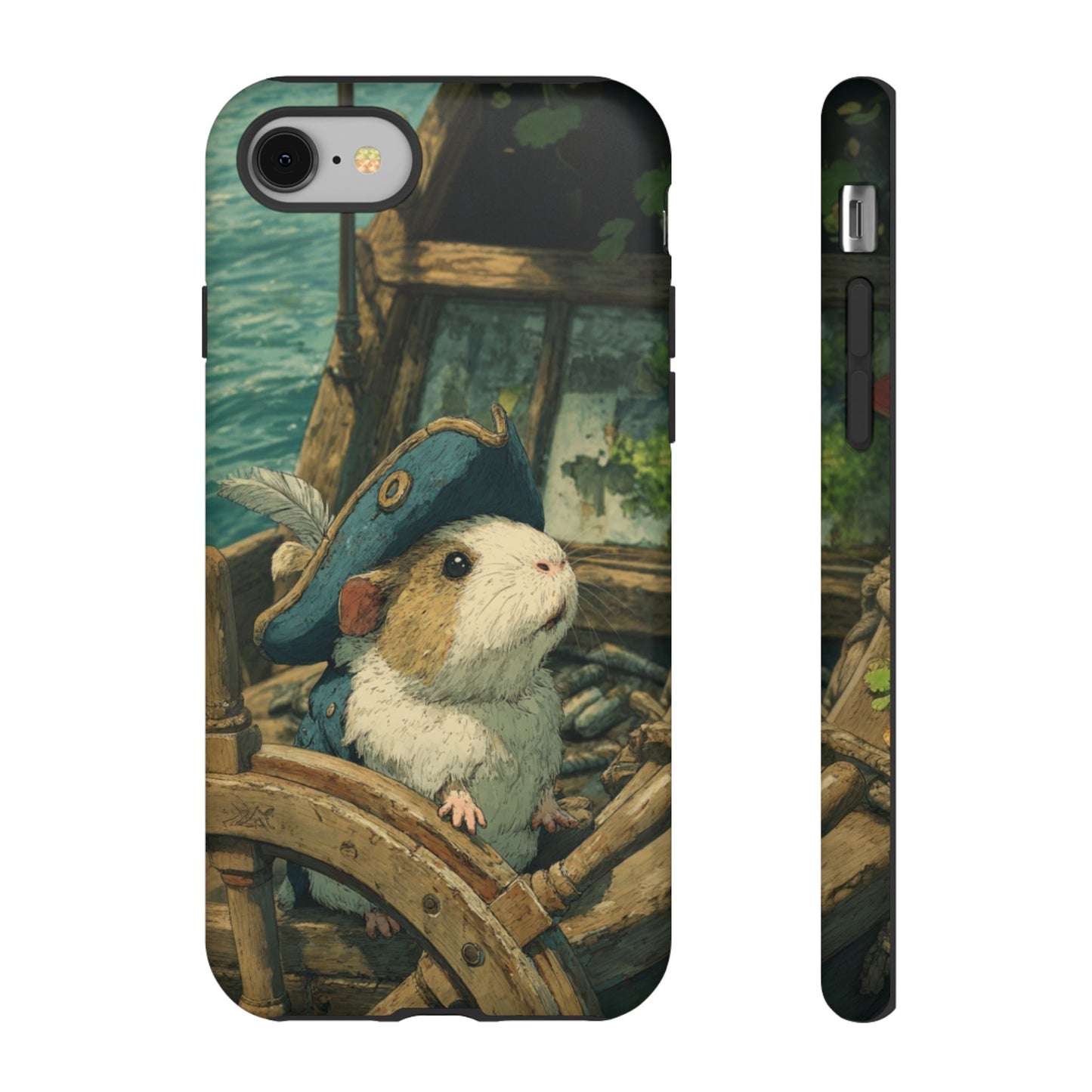 Pirate Captain Guinea Pig - Tough iPhone Case