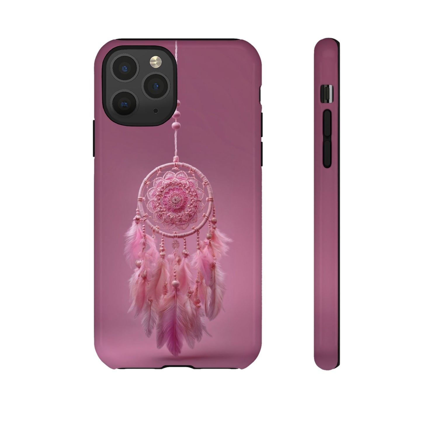 Pink Lace Dreamcatcher - Tough iPhone Case