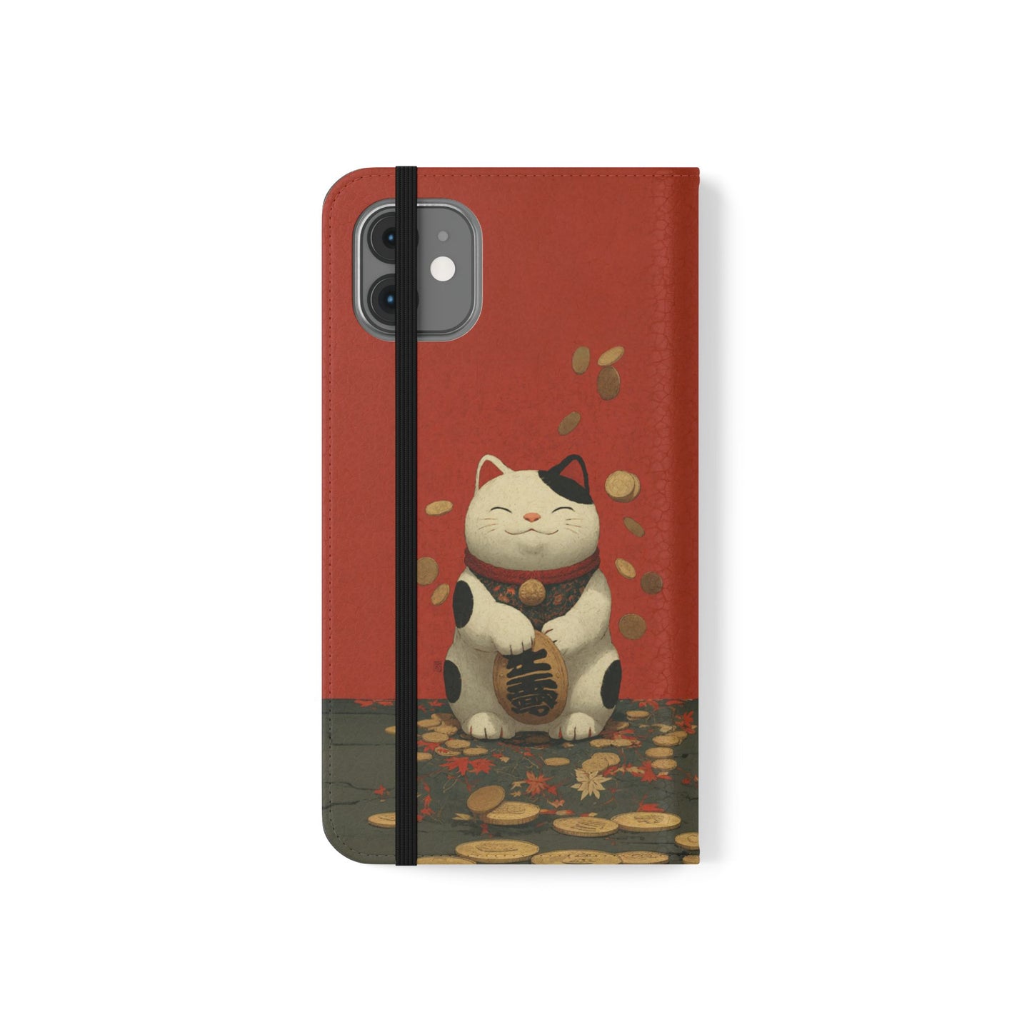 Lucky Cat - Wallet Flip Case