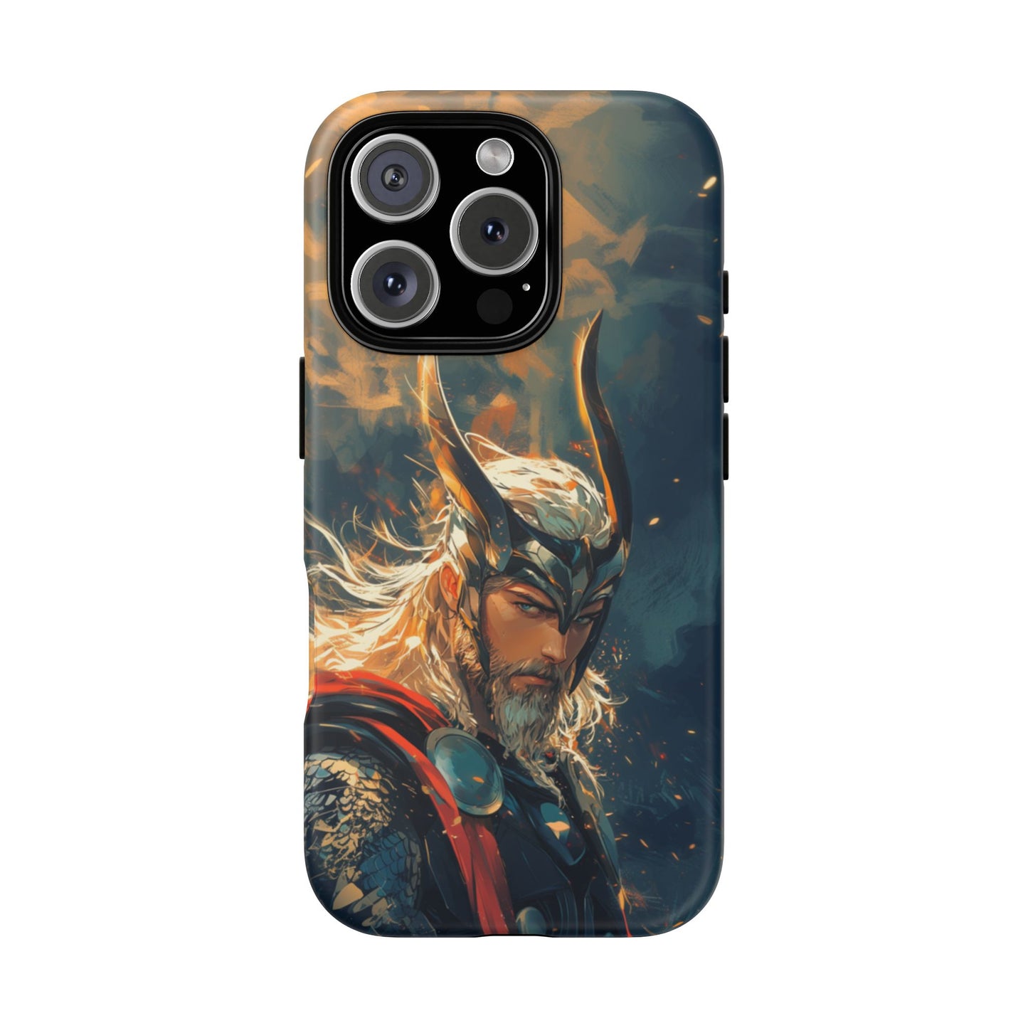 Storm-Bringer: Epic Thor Anime-Style Phone Case - iPhone, Google Pixel, Samsung