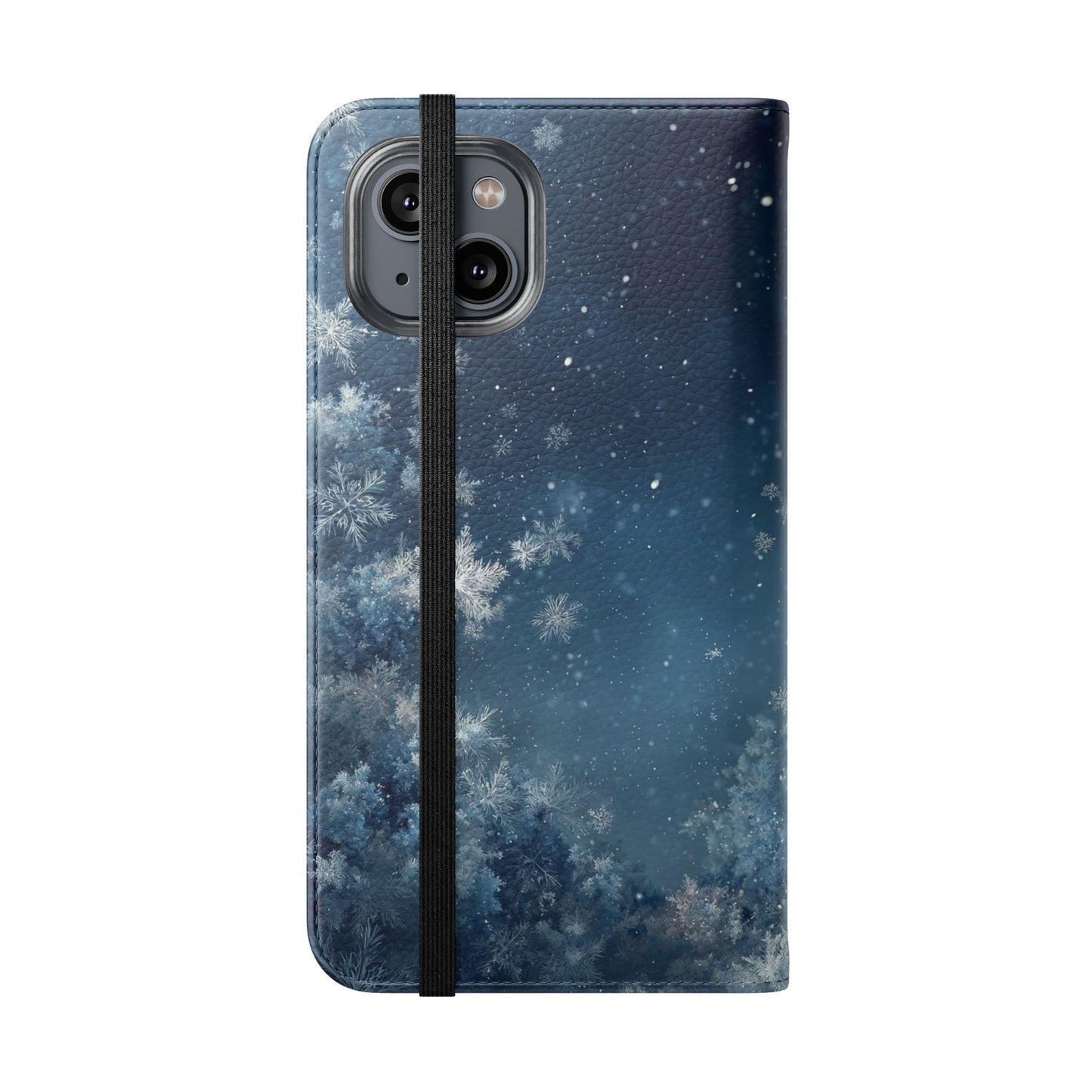 Winter Snowflakes - Wallet Flip Case
