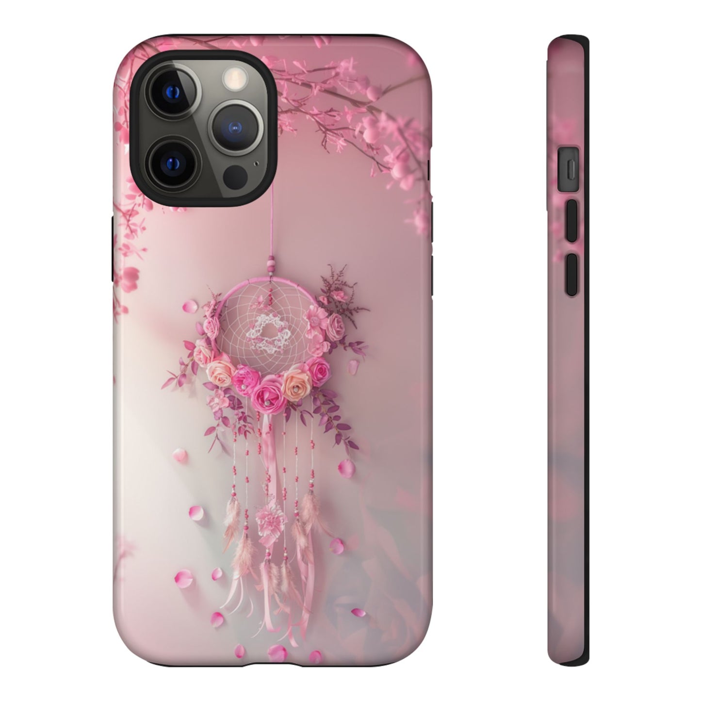 Pink Rose Dreamcatcher - Tough iPhone Case