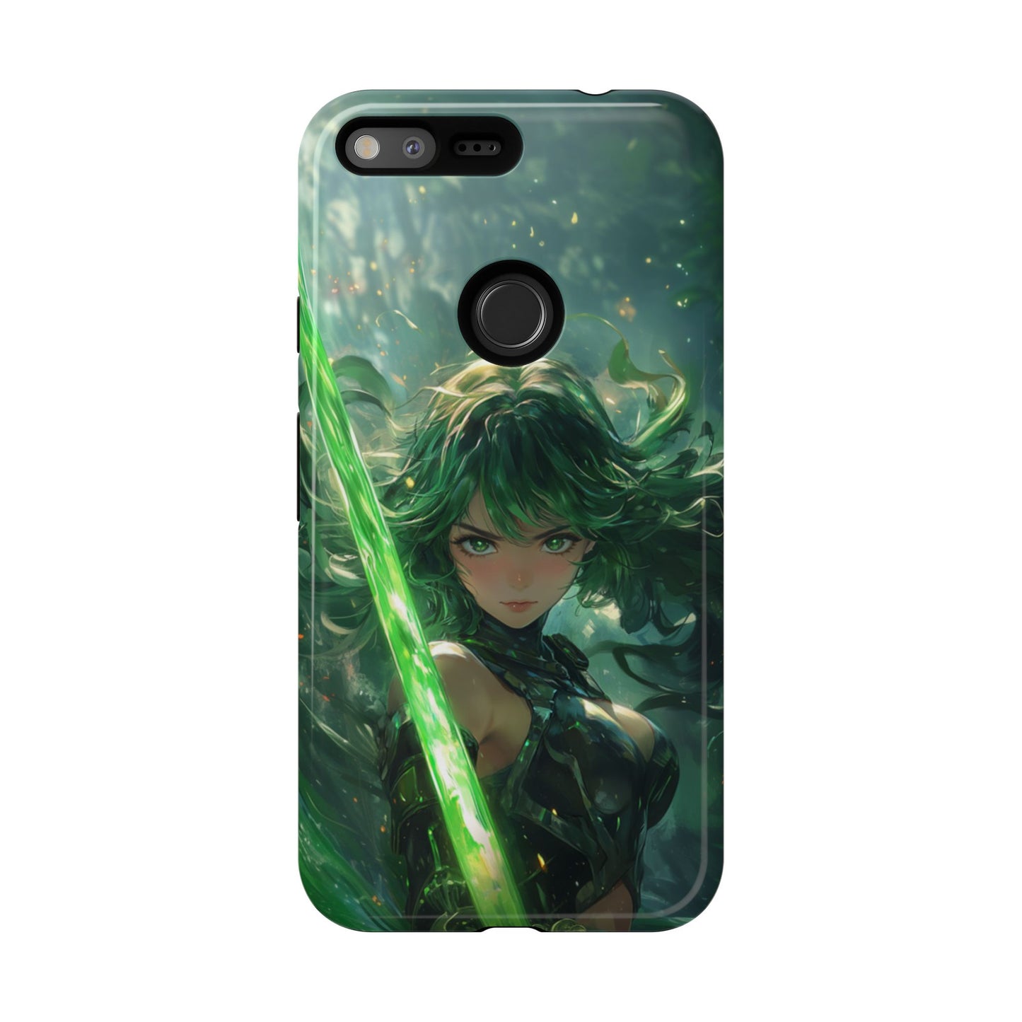 Emerald Blade Warrior – Tough Google Pixel Case