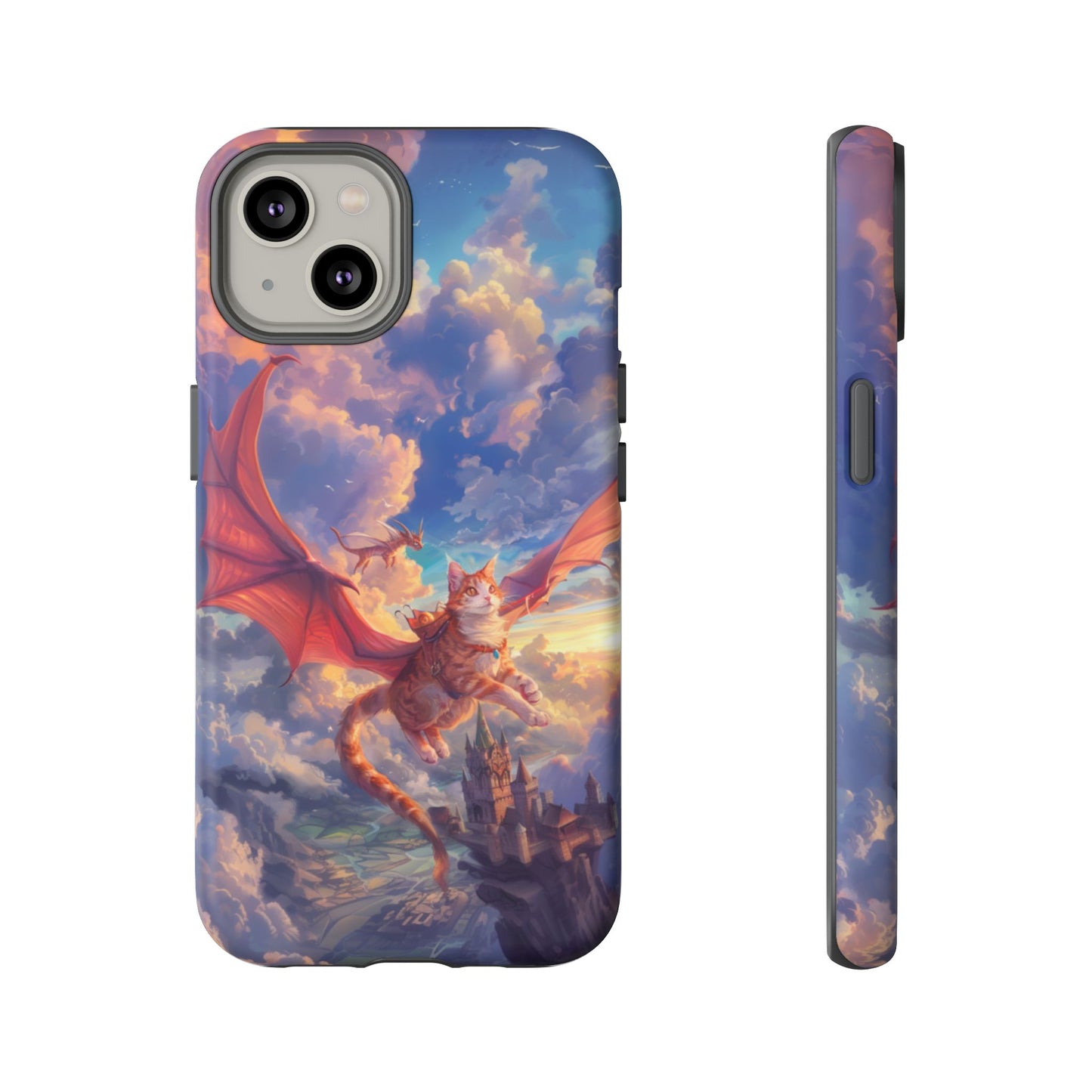 Dragon Rider Cat - iPhone, Google Pixel, Samsung Galaxy