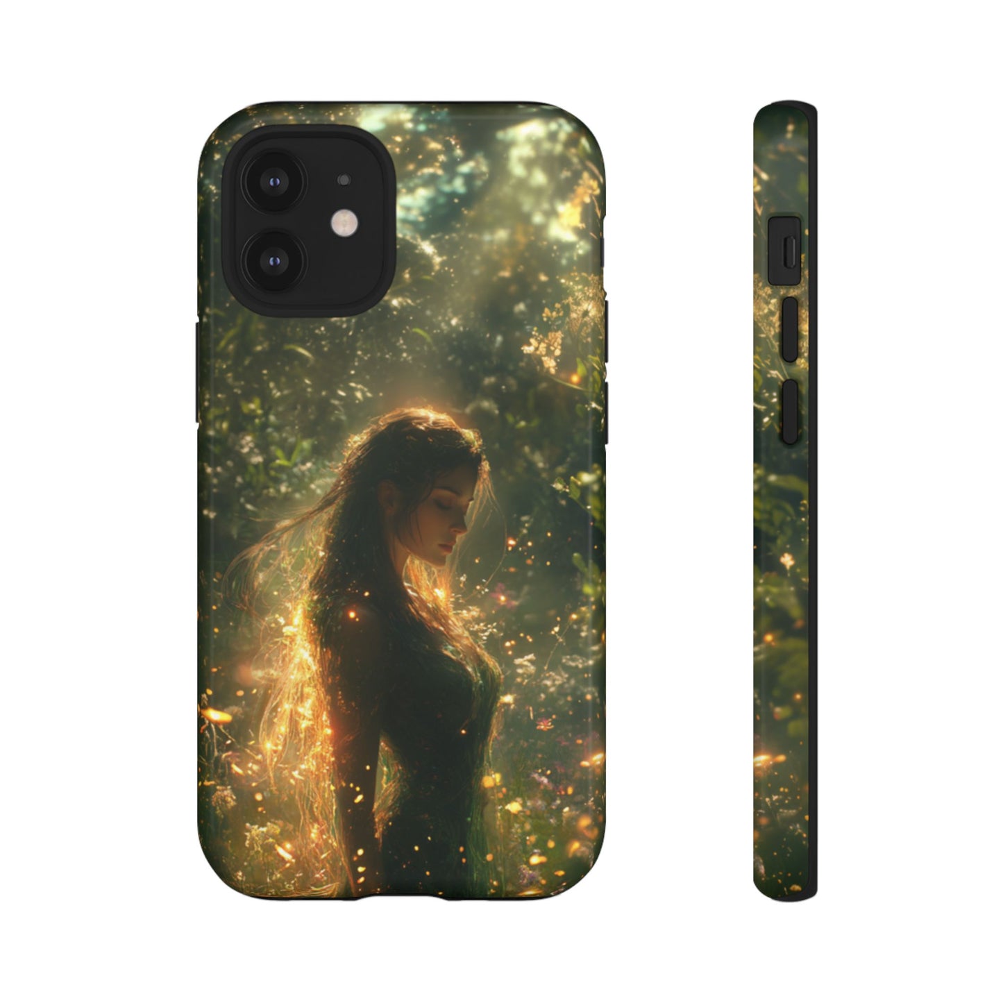 Forest Goddess Golden Light Meadow - Tough iPhone Case