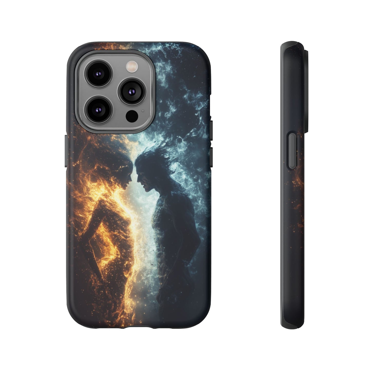 Fire & Frost Lovers - Tough iPhone Case