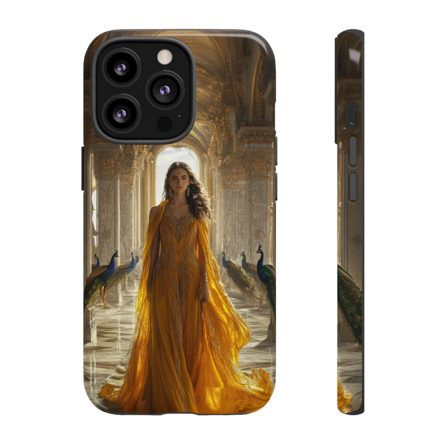 Hera Golden Palace Peacock Goddess - Tough iPhone Case