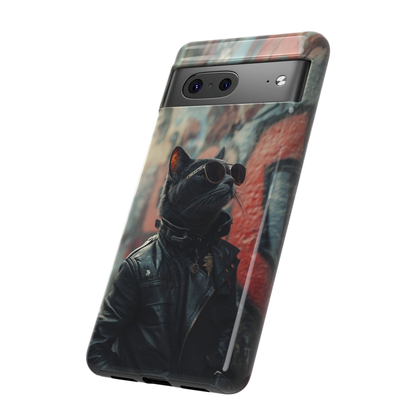 Punk Rock Cat Phone Case – iPhone, Google Pixel, Samsung Galaxy