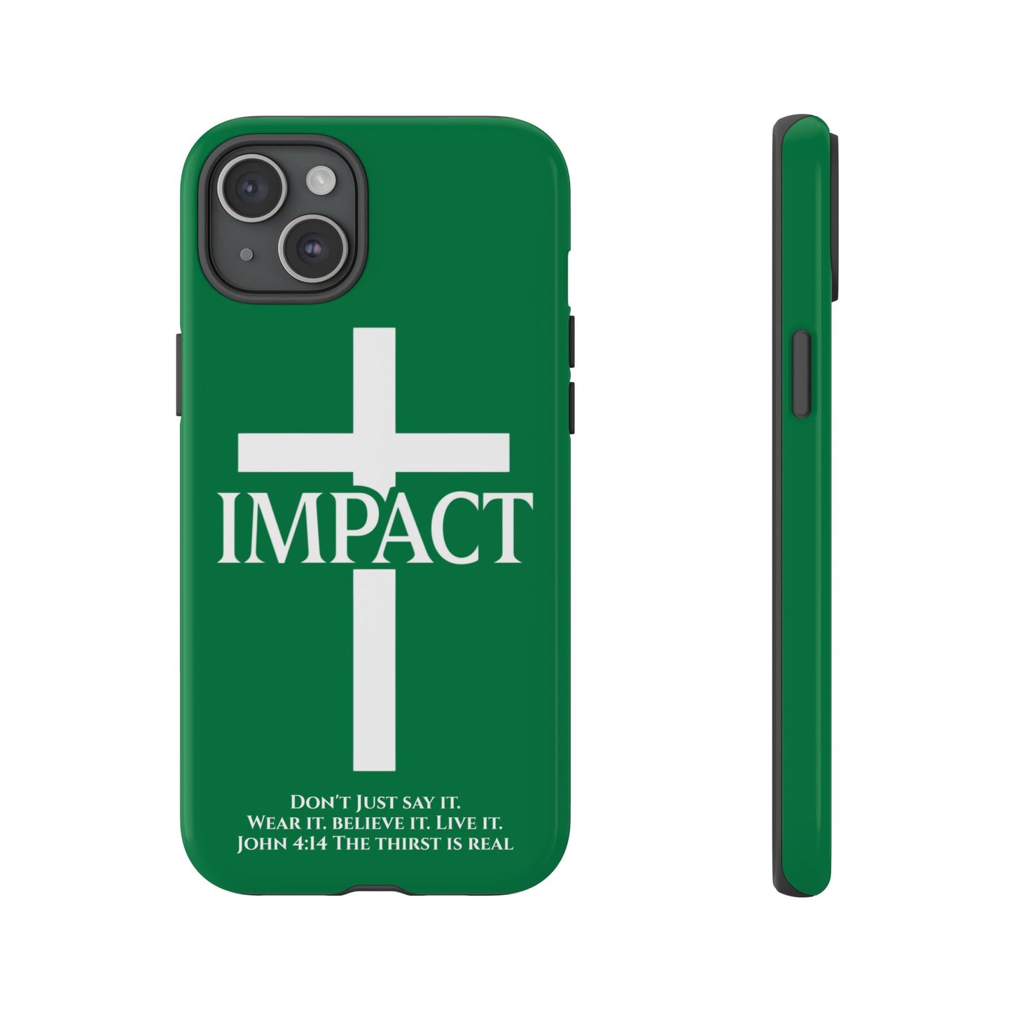 Impact Green - Tough iPhone Case