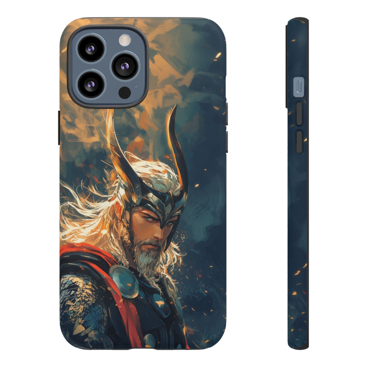 Storm-Bringer: Epic Thor Anime-Style Phone Case - iPhone, Google Pixel, Samsung