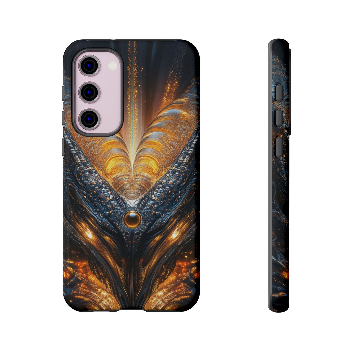 Obsidian Flare Fractal – Tough Samsung Galaxy Case