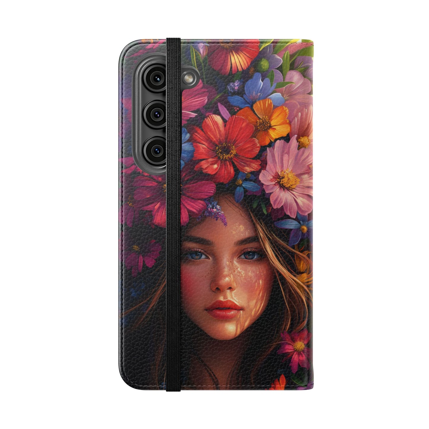 Floral Crown Muse - Wallet Flip Case