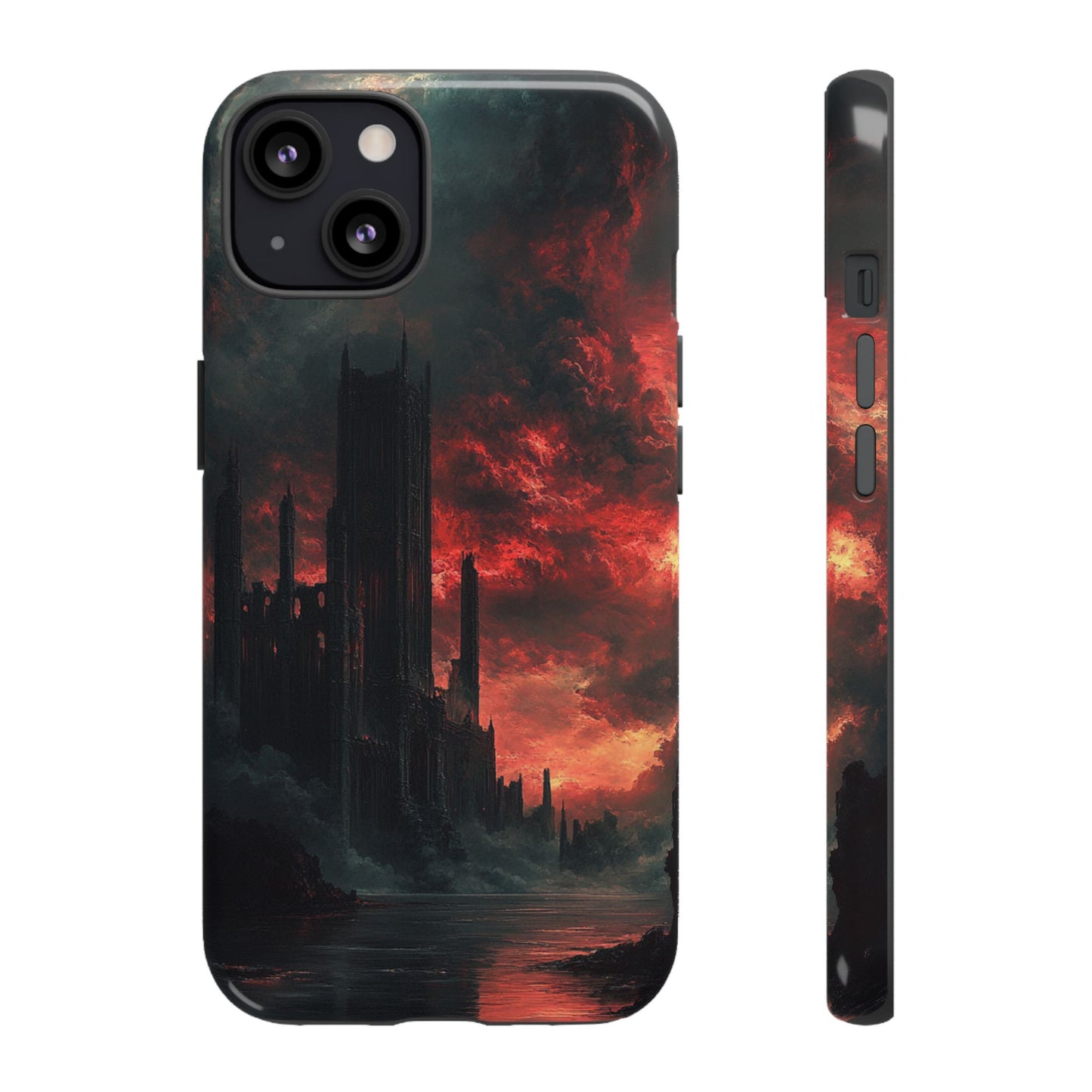 Crimson Dread Citadel – Tough iPhone Case