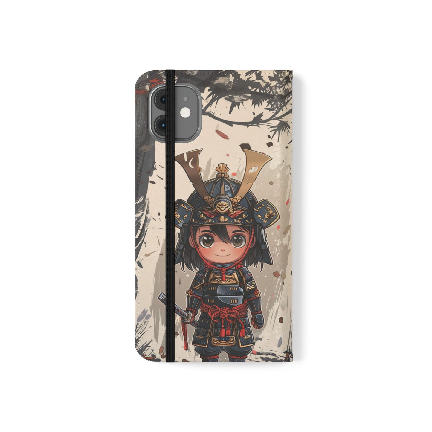 Chibi Samurai - Wallet Flip Case