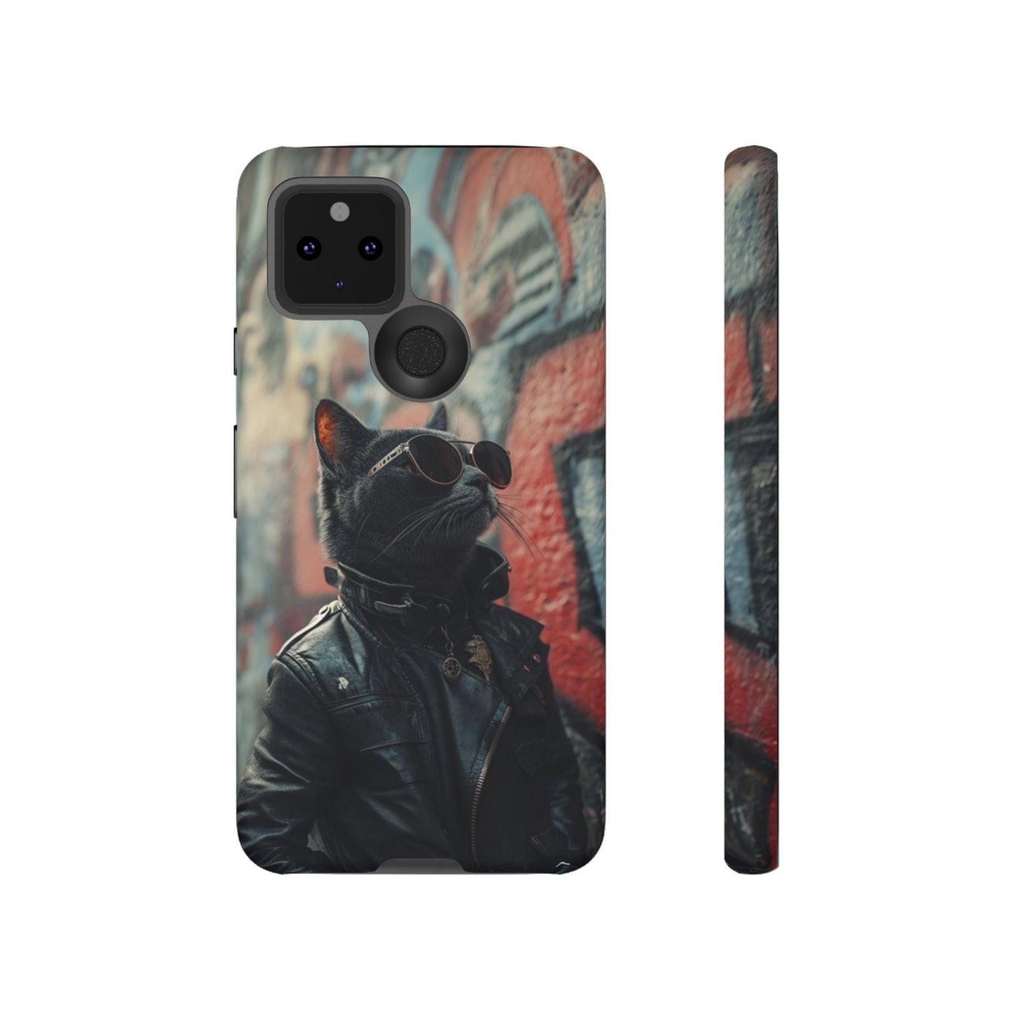 Punk Rock Cat Phone Case – iPhone, Google Pixel, Samsung Galaxy