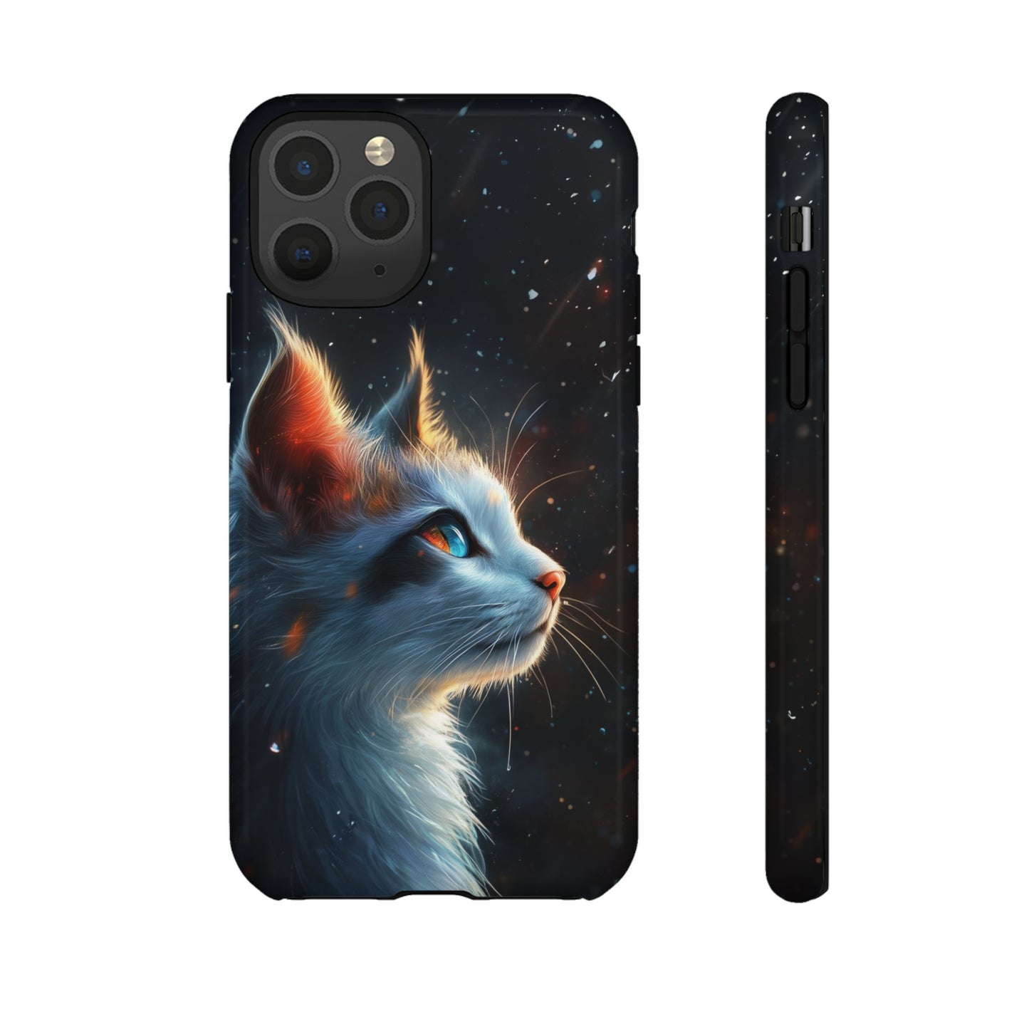 Enchanting Winter Cat Phone Case - iPhone, Google Pixel, Samsung Galaxy