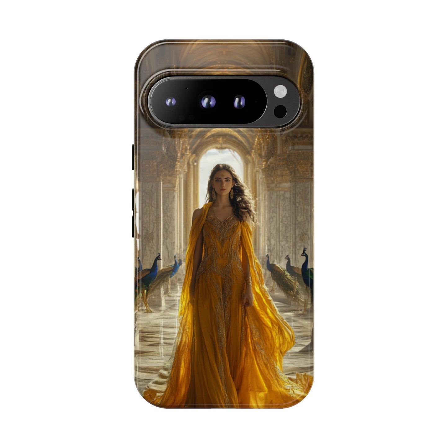 Hera Golden Palace Peacock Goddess - Tough Google Pixel Case