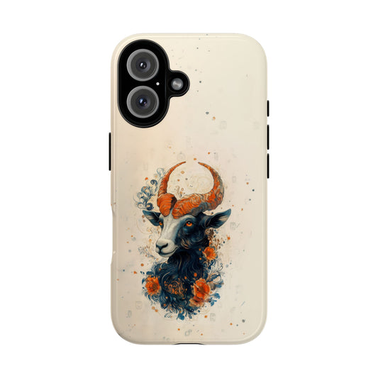 Capricorn Celestial Goat - Tough iPhone Case